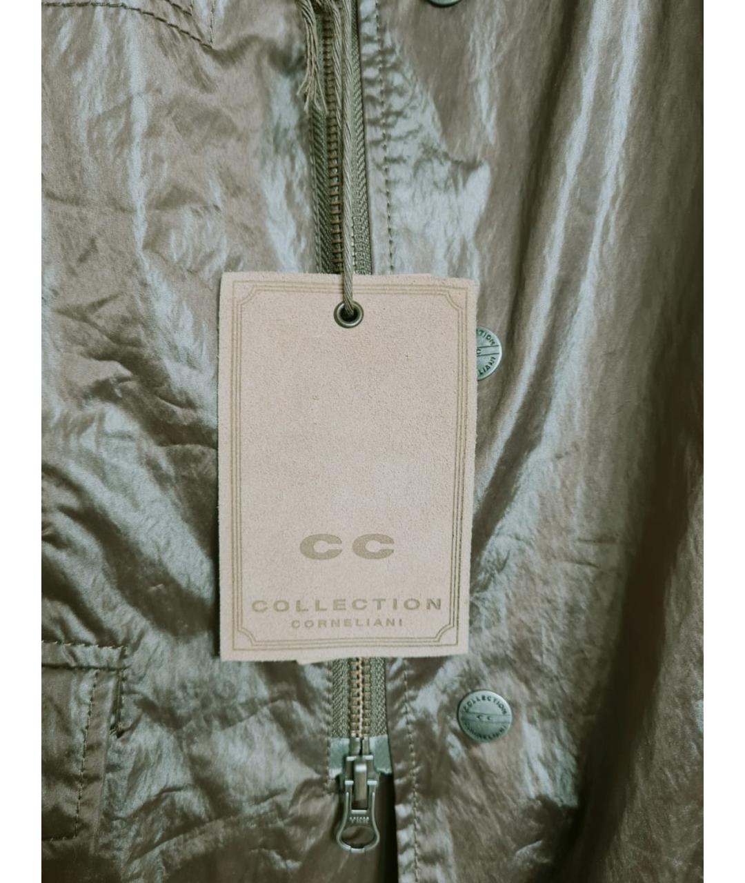 CORNELIANI Коричневая полиэстеровая куртка, фото 8