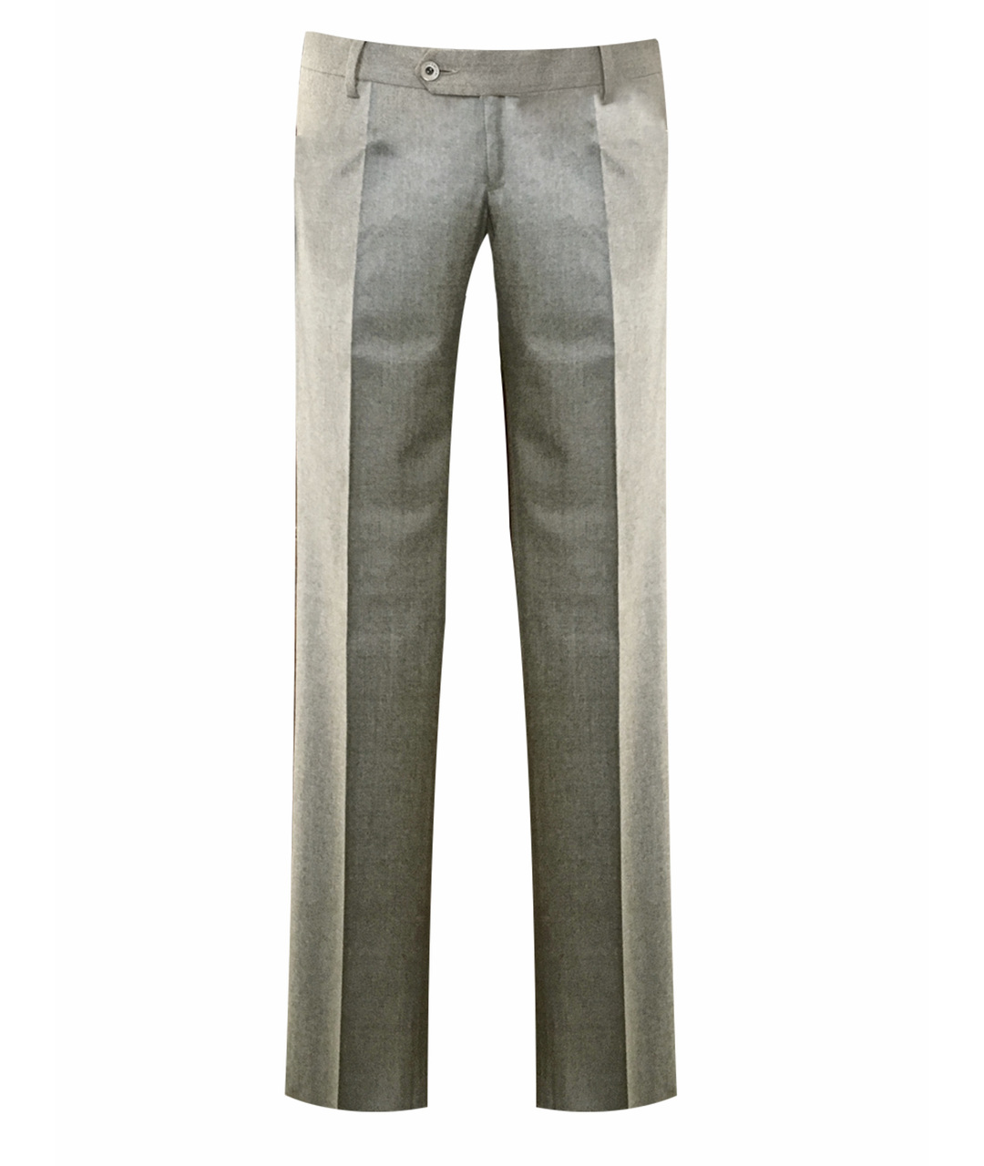 BILANCIONI Коричневые шерстяные классические брюки, фото 1