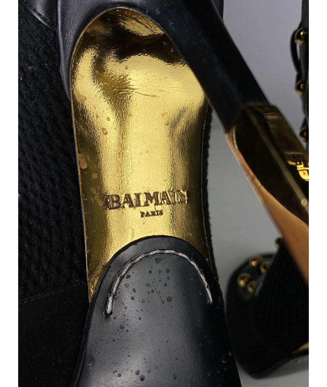 BALMAIN Черные ботильоны, фото 8