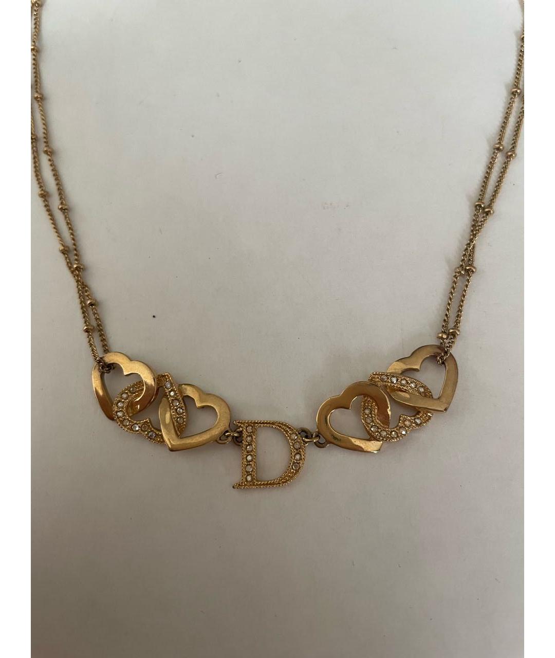 CHRISTIAN DIOR Золотое колье, фото 2