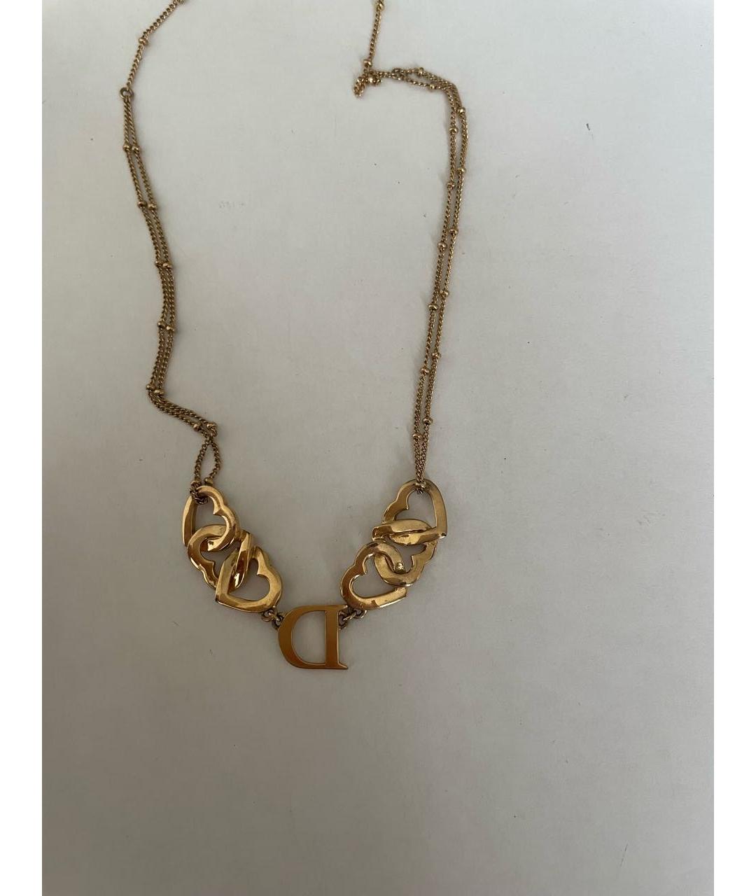 CHRISTIAN DIOR Золотое колье, фото 3