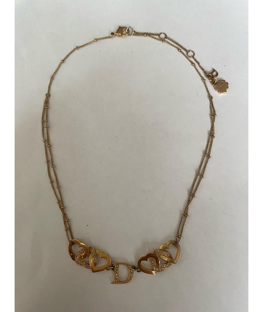 CHRISTIAN DIOR Золотое колье, фото 6