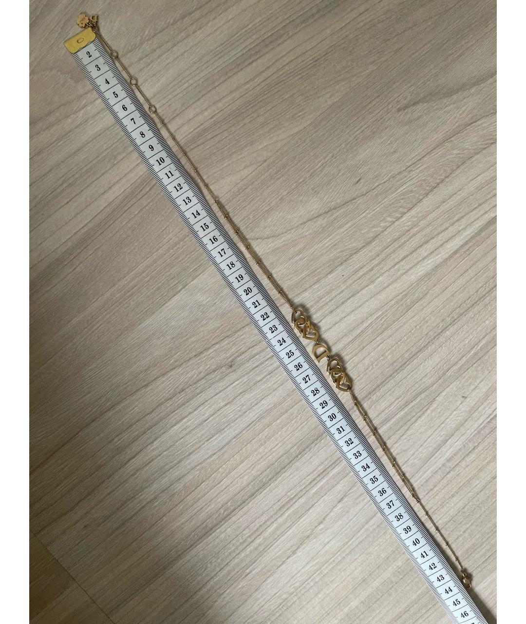 CHRISTIAN DIOR Золотое колье, фото 5