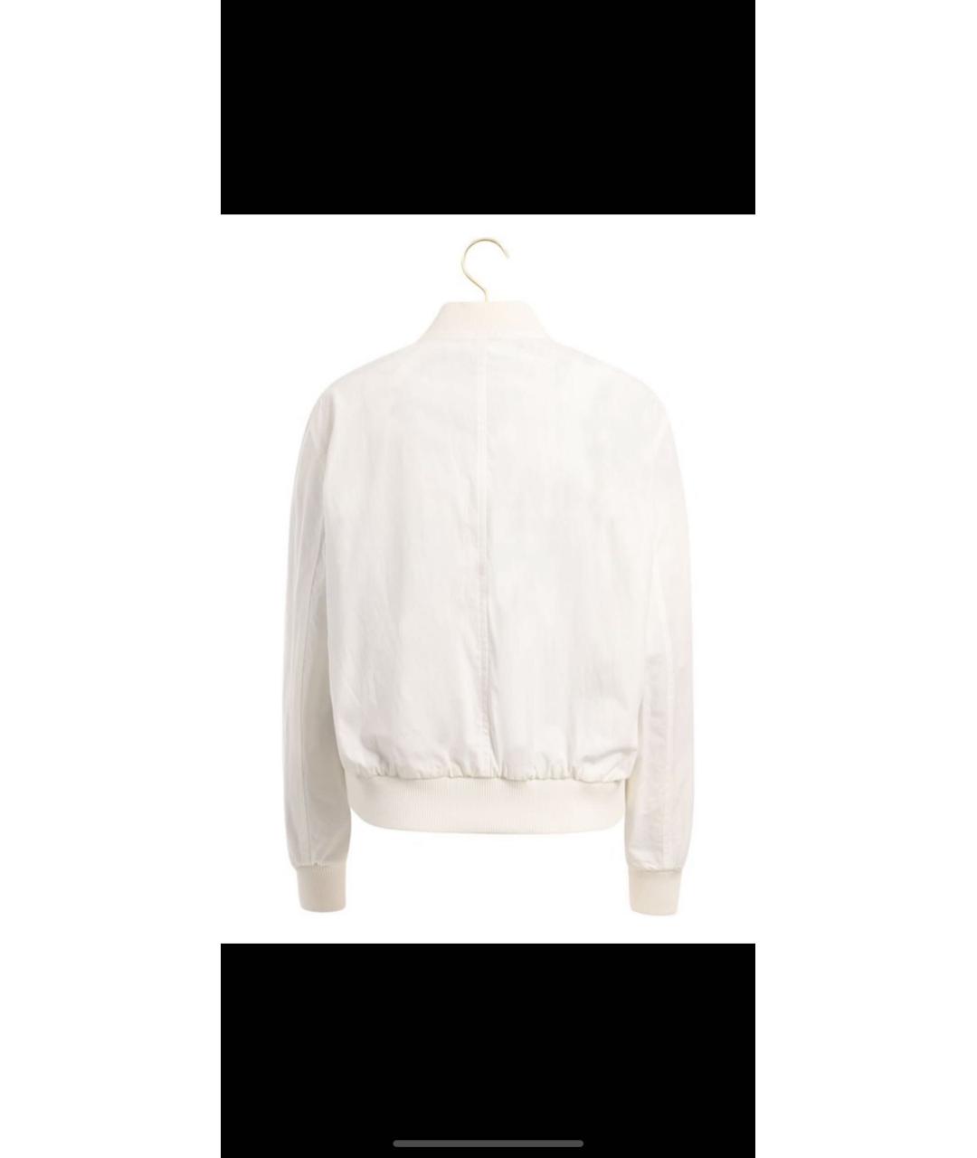 HERMES PRE-OWNED Белая шелковая куртка, фото 4