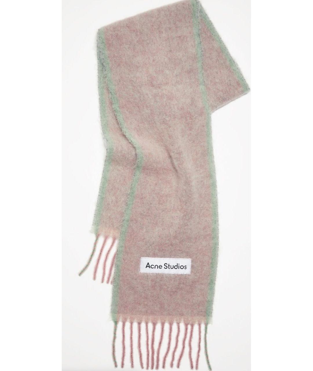 ACNE STUDIOS Розовый шарф, фото 1