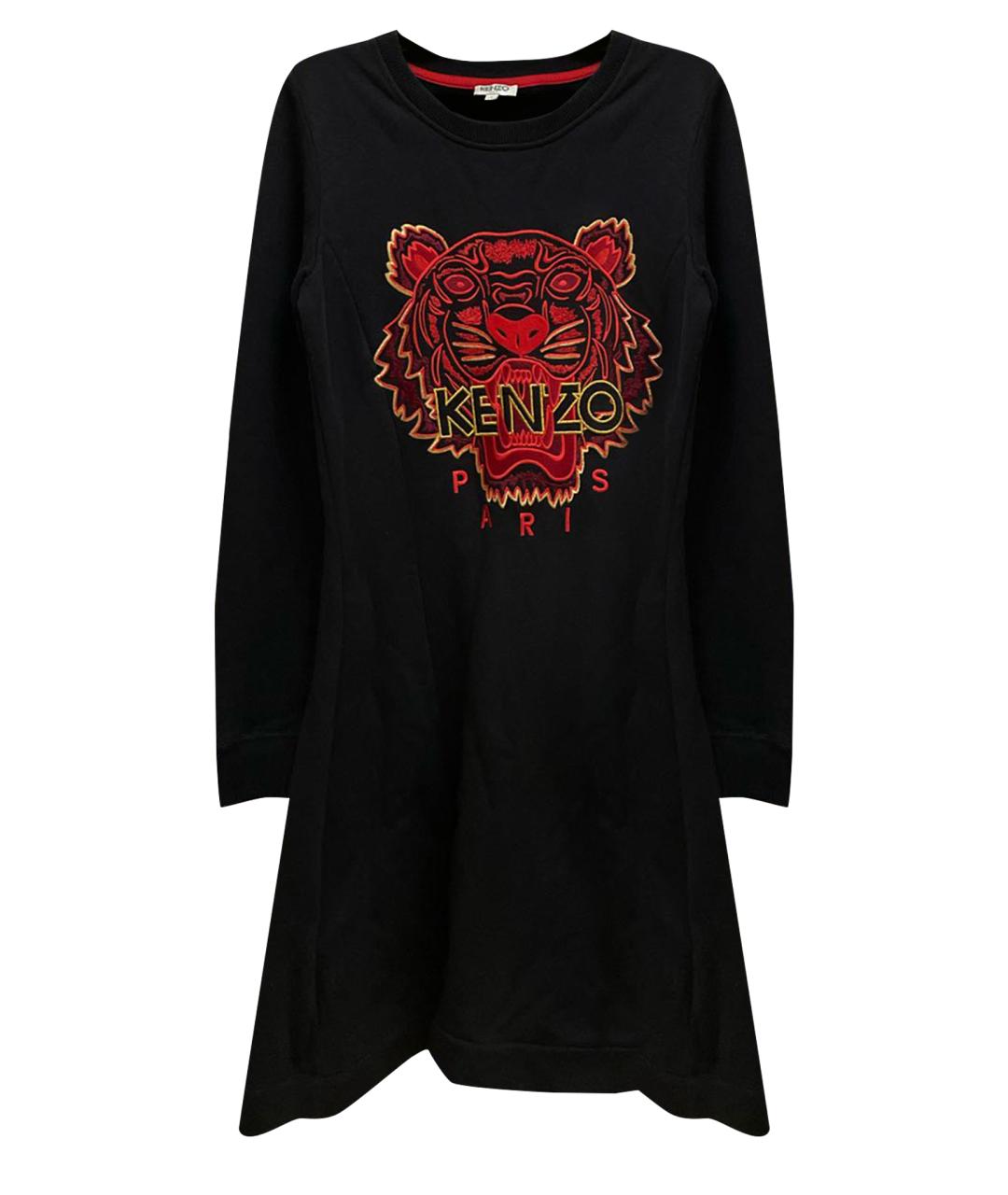 KENZO Черное повседневное платье, фото 1