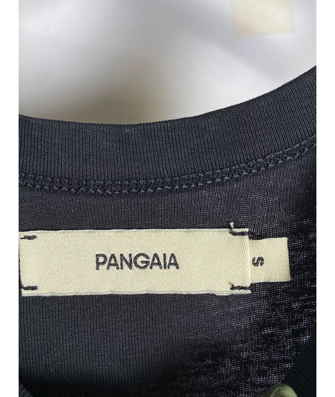 THE PANGAIA Черное хлопковое повседневное платье, фото 5