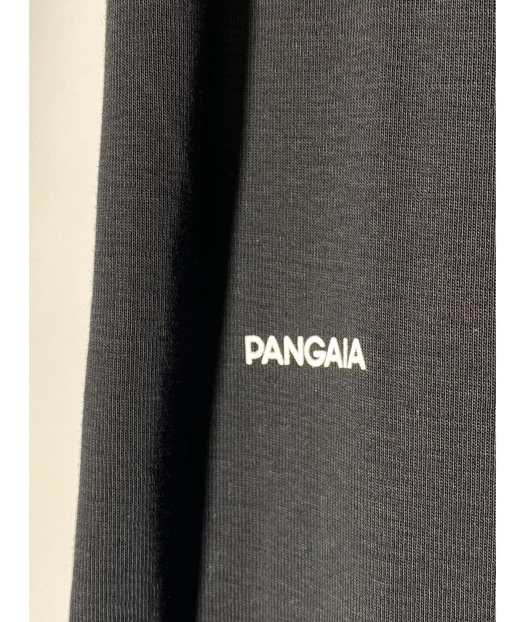 THE PANGAIA Черное хлопковое повседневное платье, фото 4