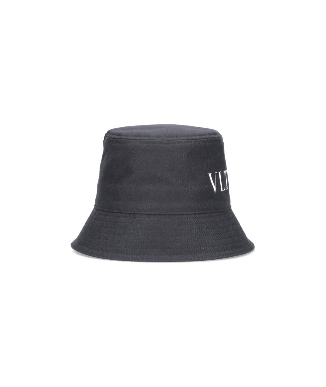 VALENTINO Черная хлопковая шляпа, фото 1