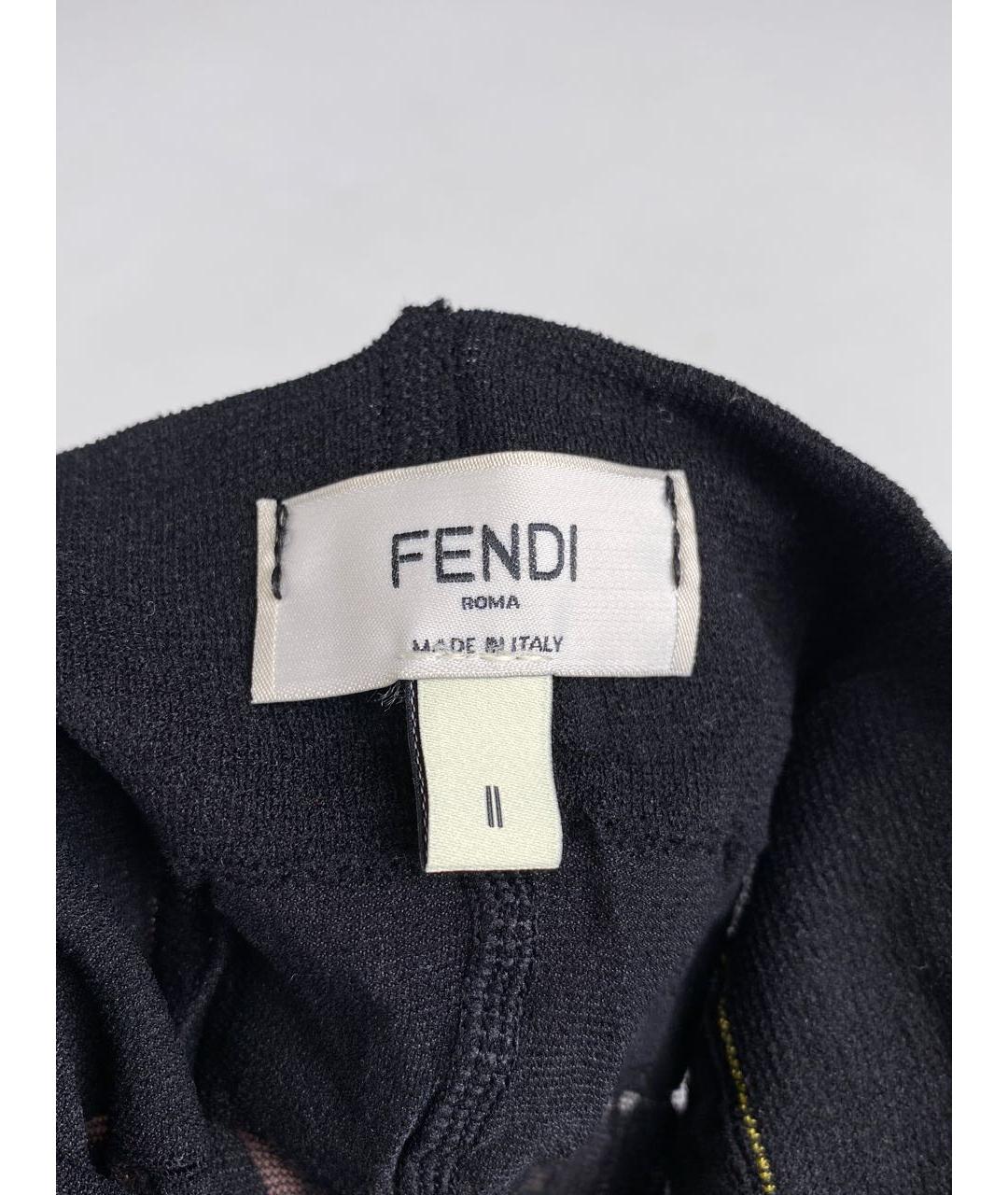 FENDI Черные носки, чулки и колготы, фото 3