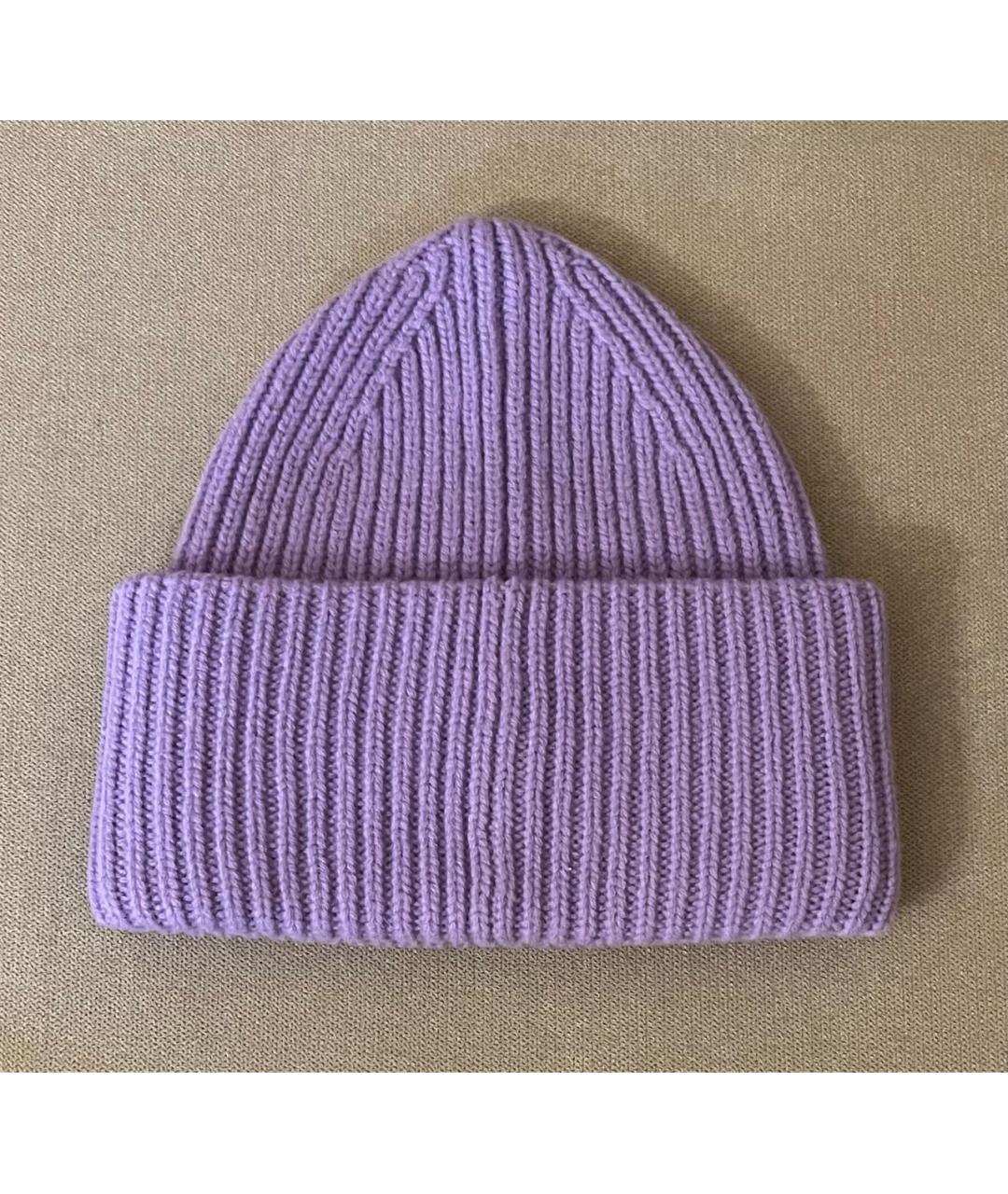 ACNE STUDIOS Фиолетовая шерстяная шапка, фото 2
