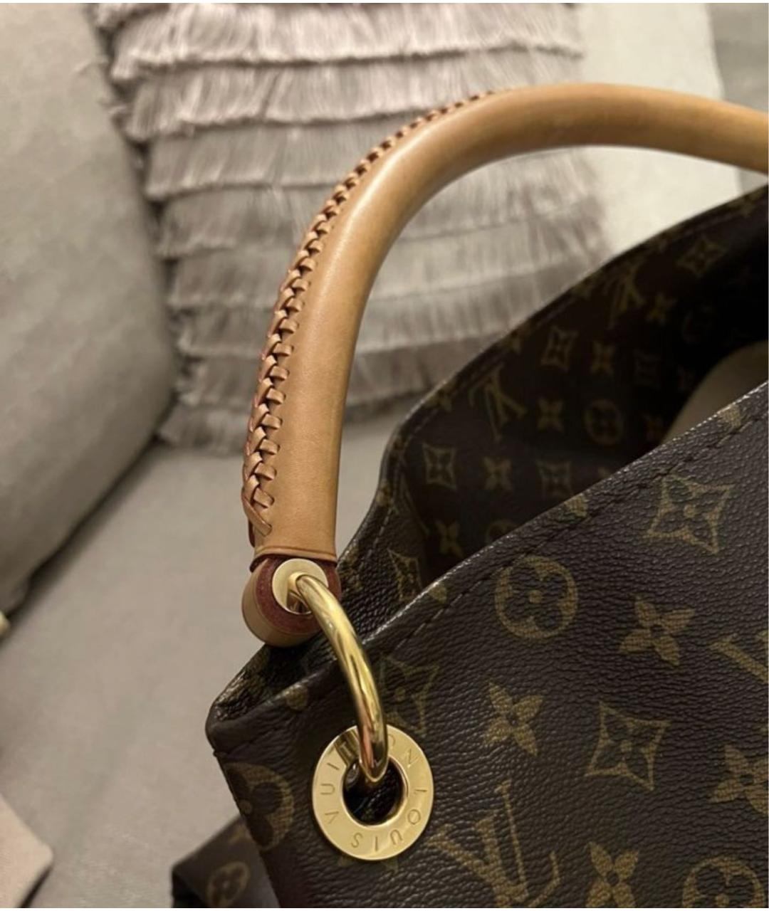LOUIS VUITTON Коричневая сумка тоут, фото 8