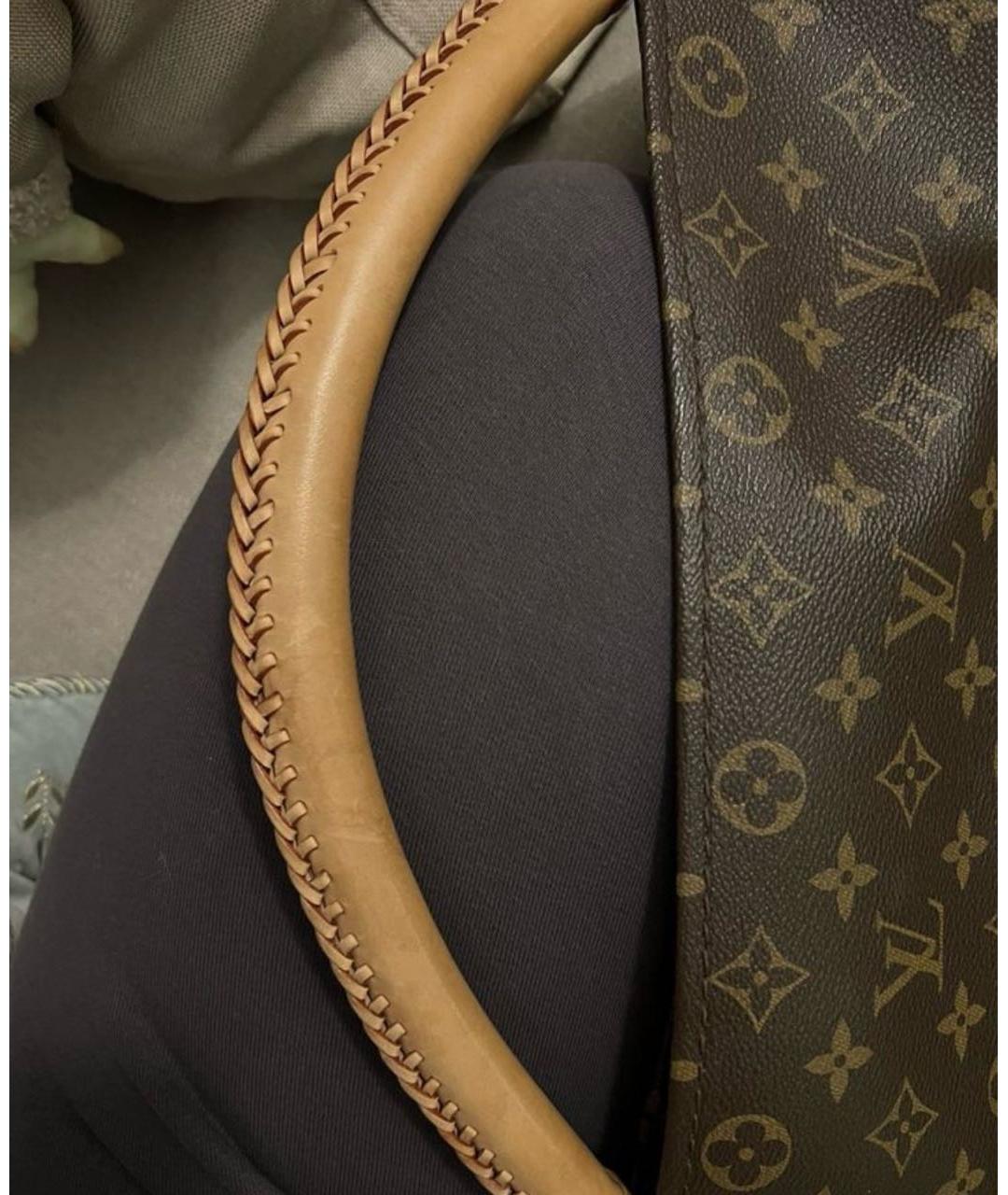 LOUIS VUITTON Коричневая сумка тоут, фото 7