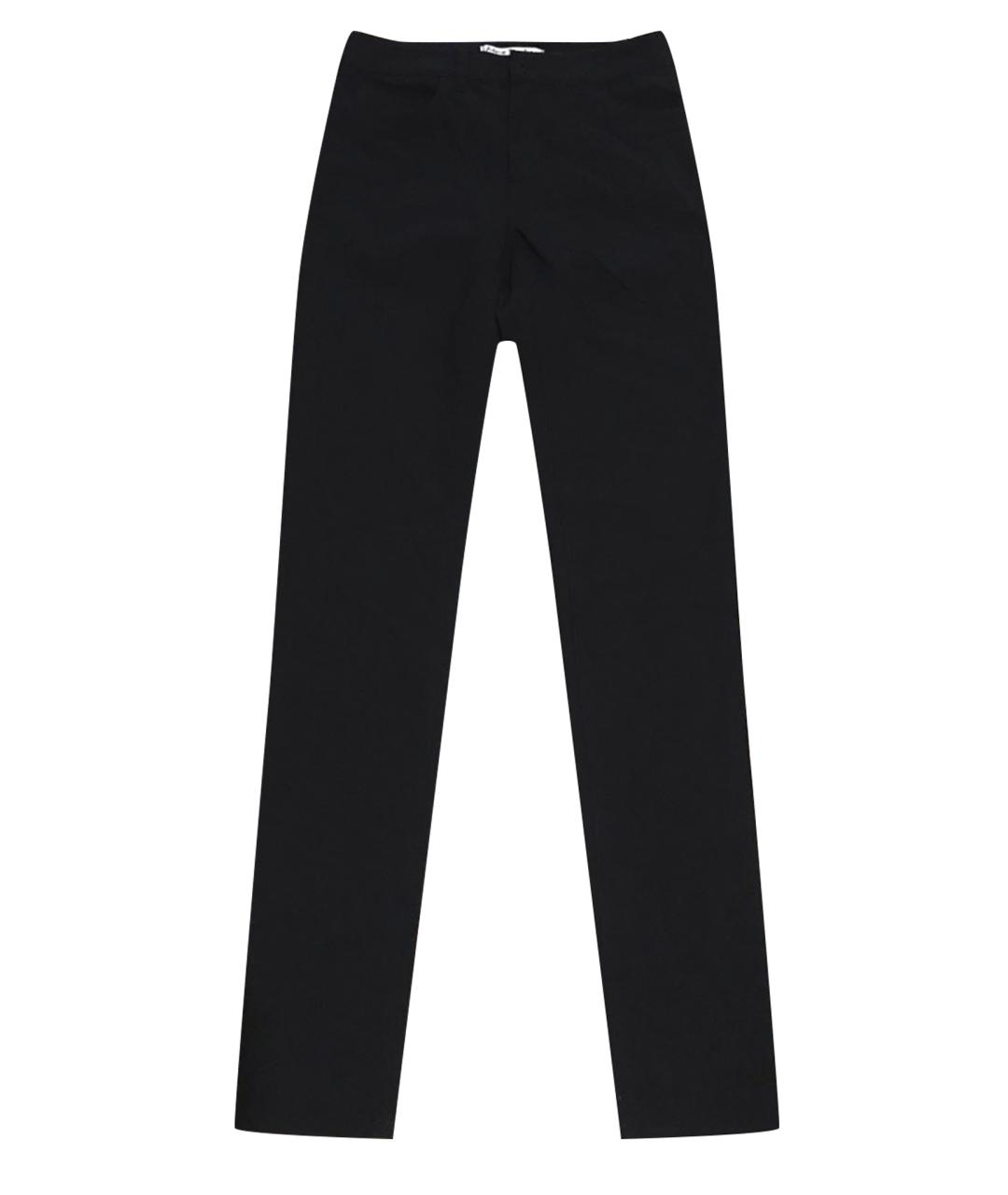 ACNE STUDIOS Черные шерстяные брюки узкие, фото 1