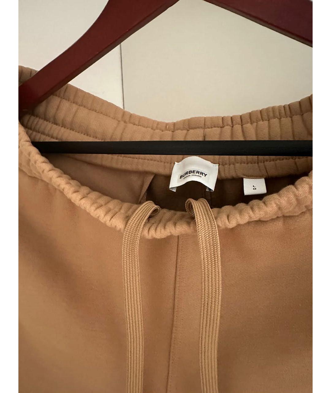 BURBERRY Бежевый хлопковый спортивный костюм, фото 6