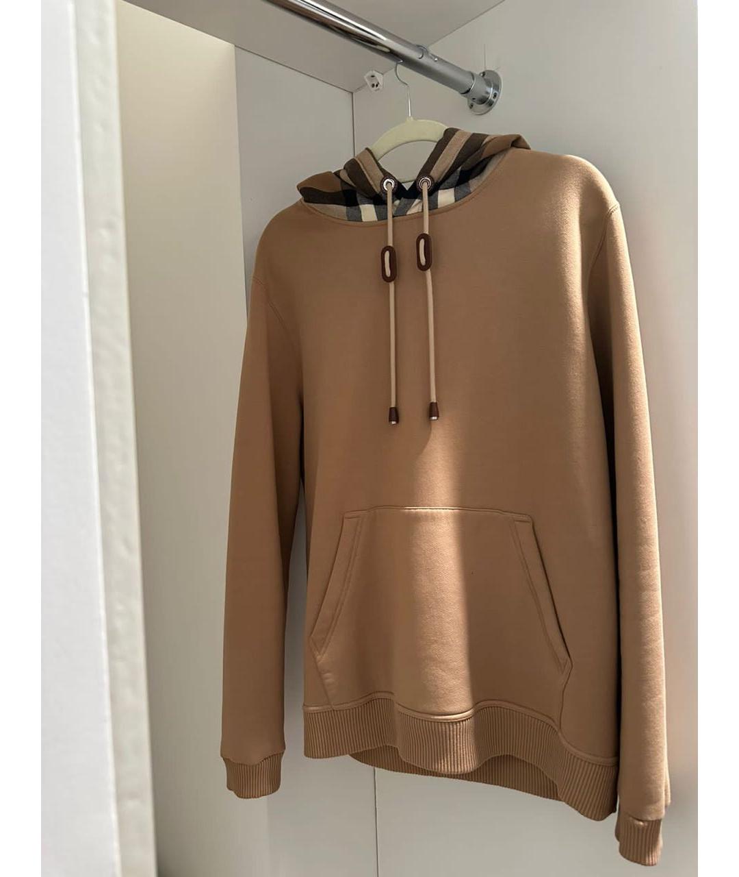 BURBERRY Бежевый хлопковый спортивный костюм, фото 2