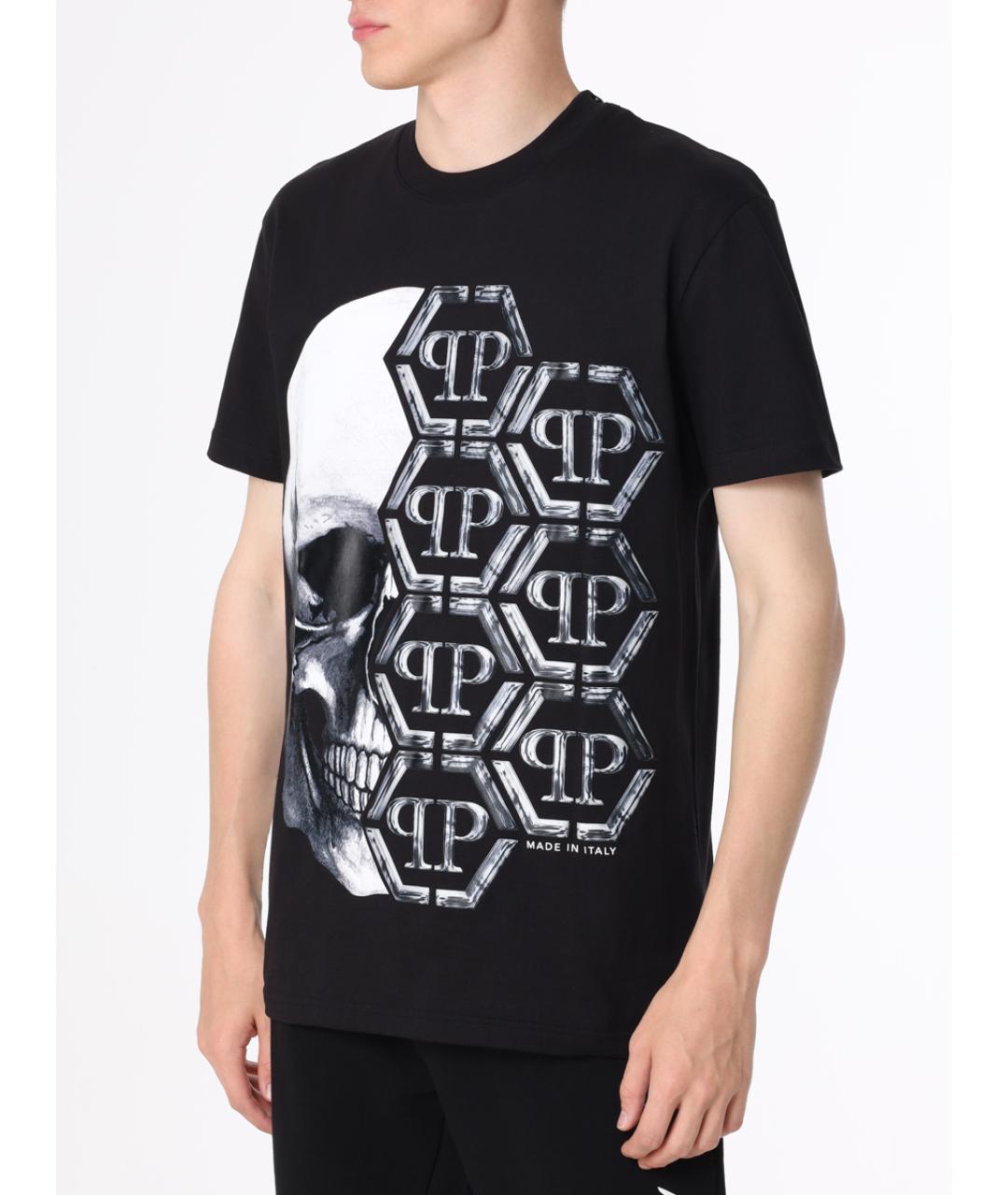 PHILIPP PLEIN Черная футболка, фото 4