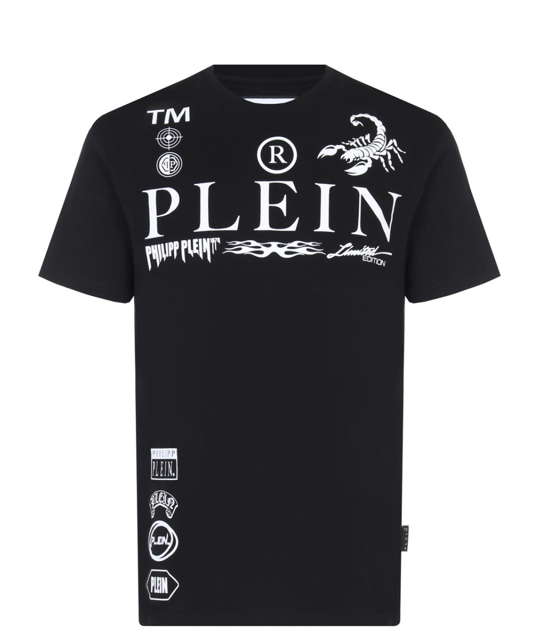 PHILIPP PLEIN Черная футболка, фото 1