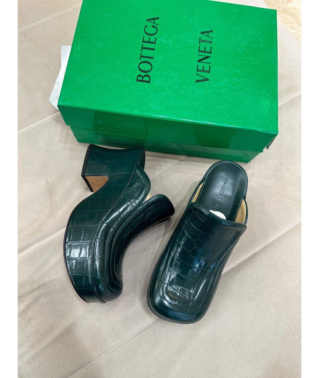 BOTTEGA VENETA Кожаные мюли, фото 2
