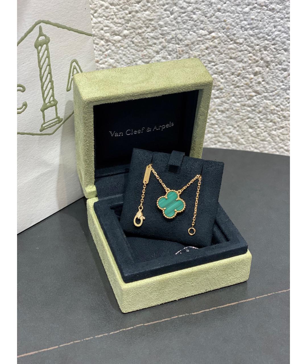VAN CLEEF & ARPELS Бирюзовое колье из розового золота, фото 3