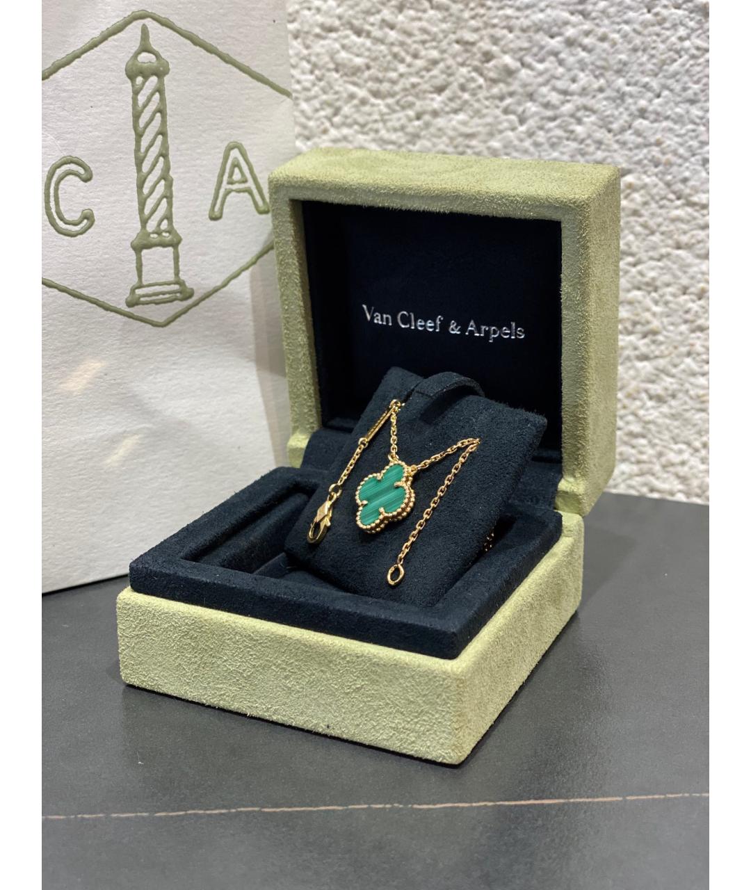 VAN CLEEF & ARPELS Бирюзовое колье из розового золота, фото 5