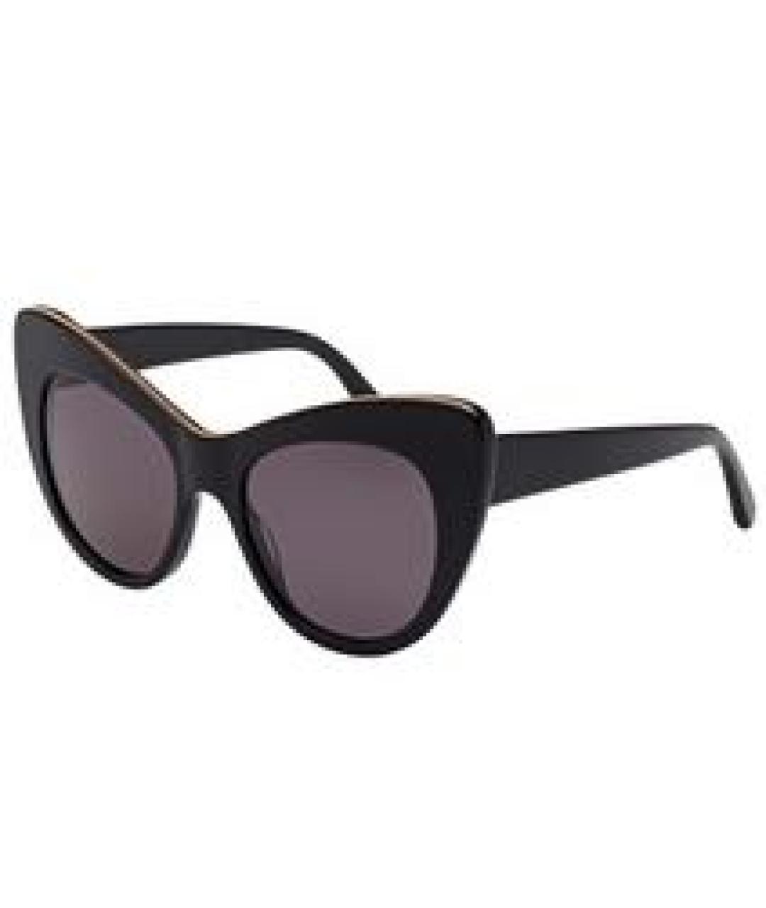 STELLA MCCARTNEY Черные пластиковые солнцезащитные очки, фото 1