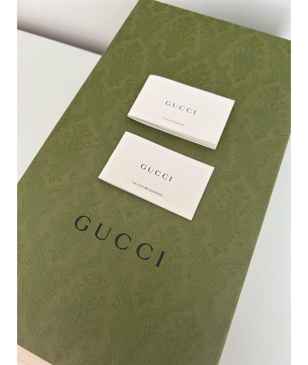 GUCCI Розовые кожаные сандалии, фото 6