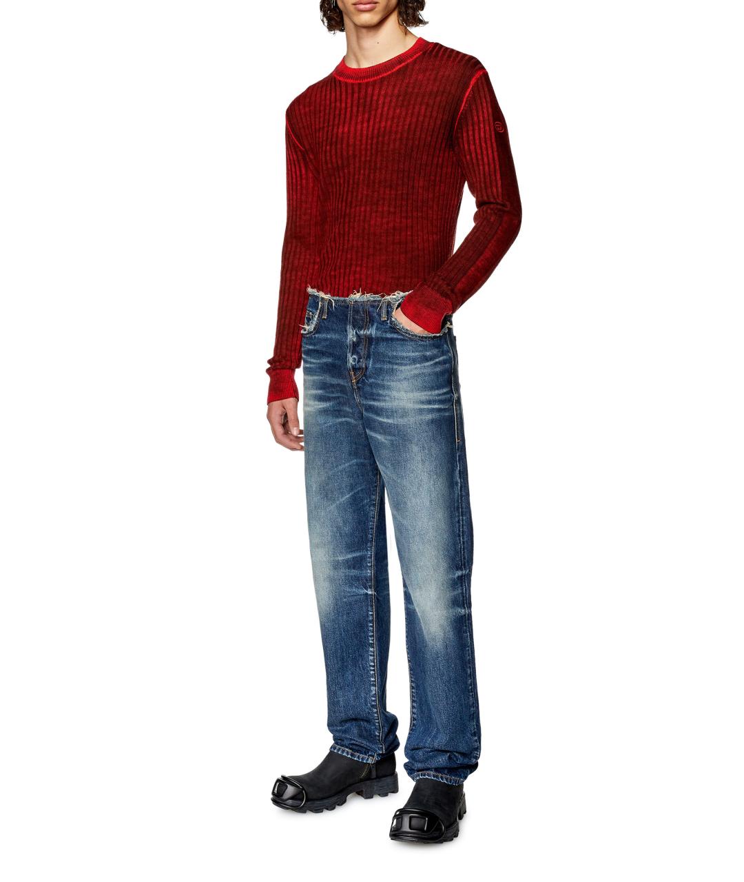 DIESEL Красный джемпер / свитер, фото 4