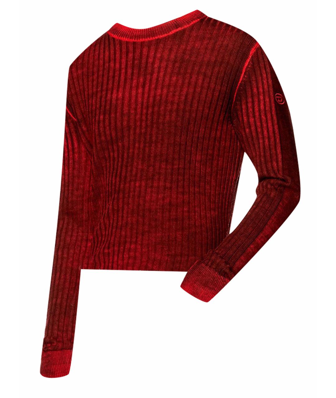 DIESEL Красный джемпер / свитер, фото 1