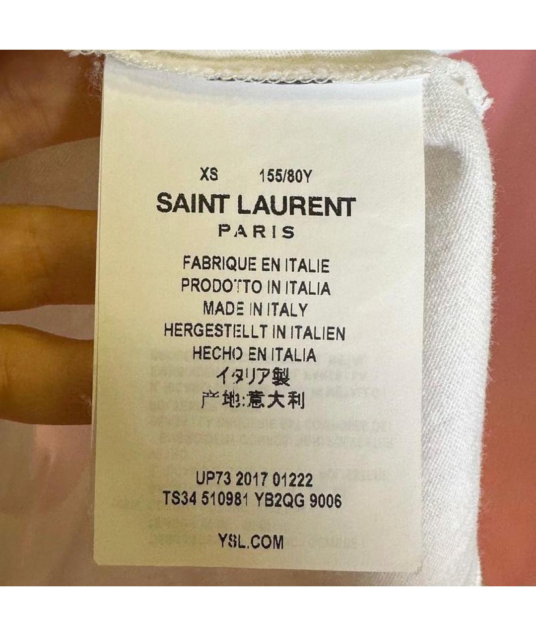 SAINT LAURENT Футболка, фото 4