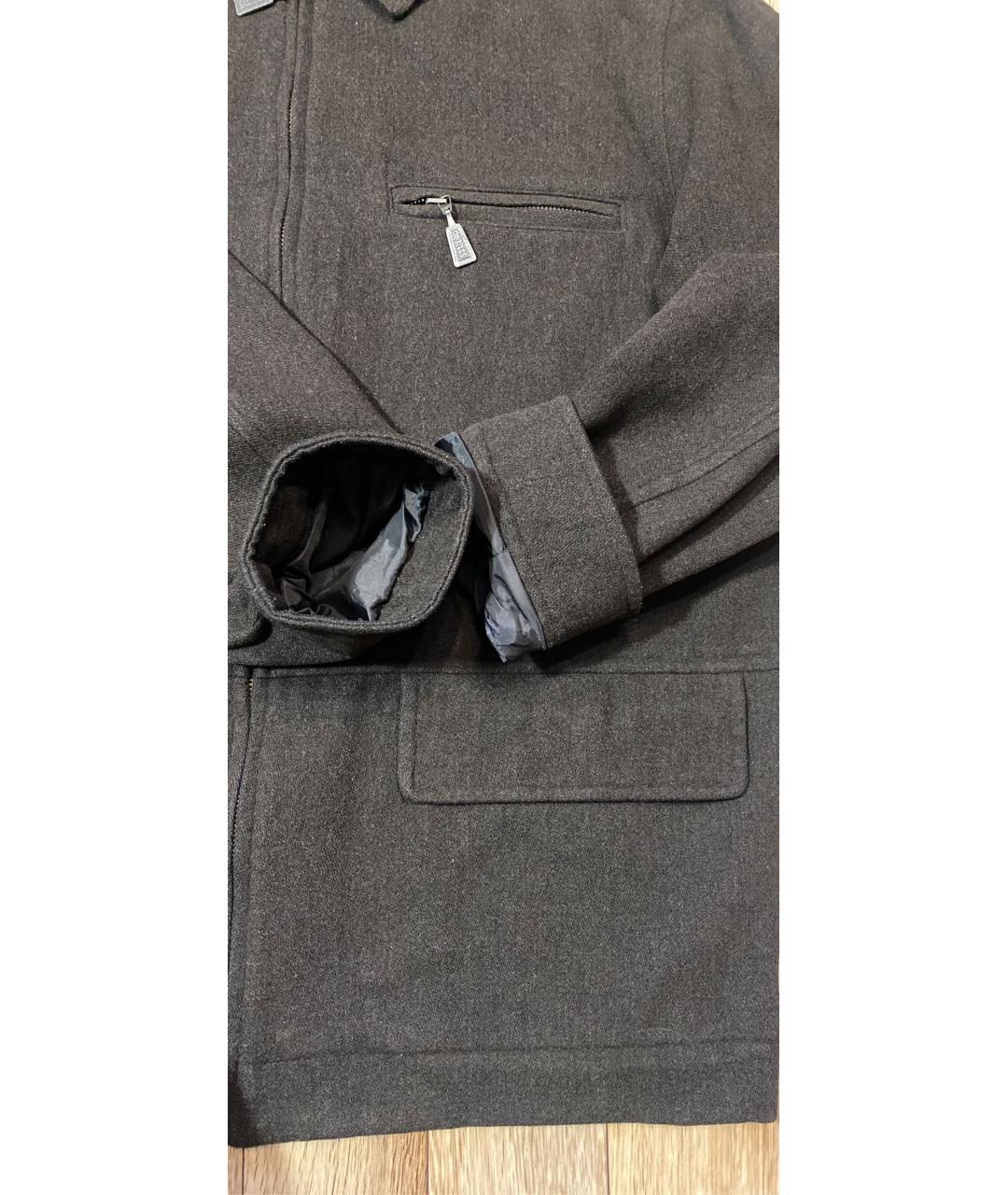 GIANFRANCO FERRE Коричневое шерстяное пальто, фото 5