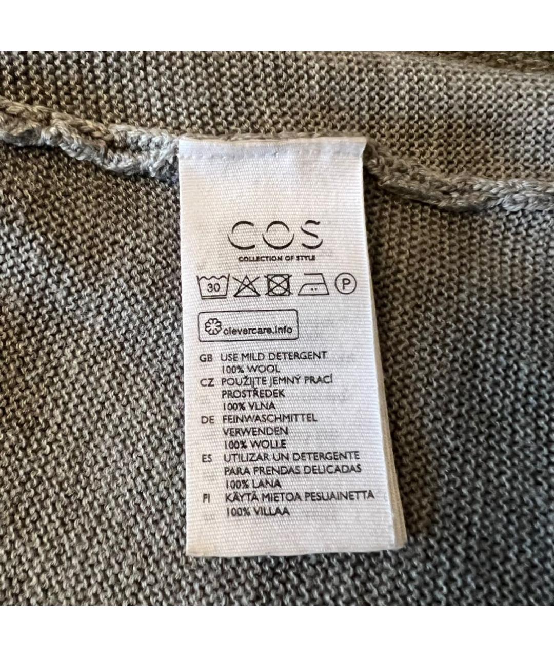 COS Серый шерстяной джемпер / свитер, фото 4