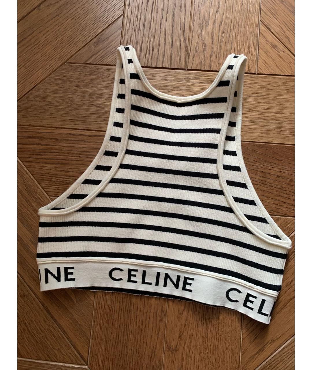 CELINE Бежевая майка, фото 3