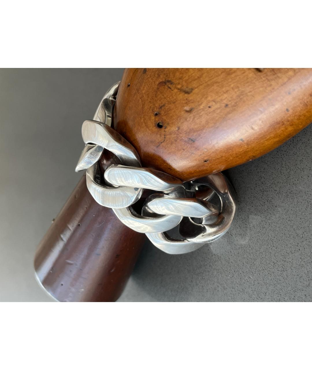 HERMES Серебрянный серебряный браслет, фото 3