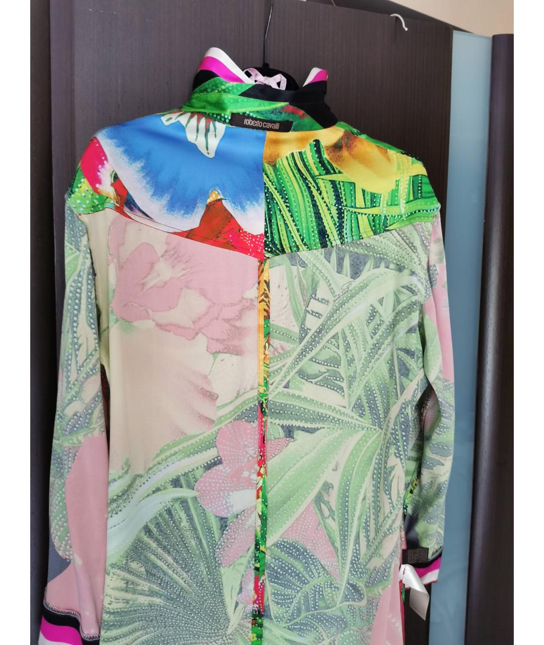 ROBERTO CAVALLI Шелковое платье, фото 3