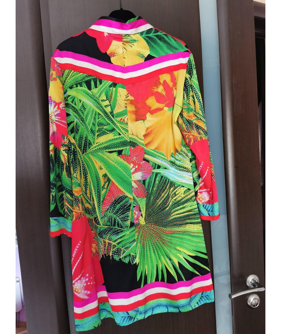 ROBERTO CAVALLI Шелковое платье, фото 2