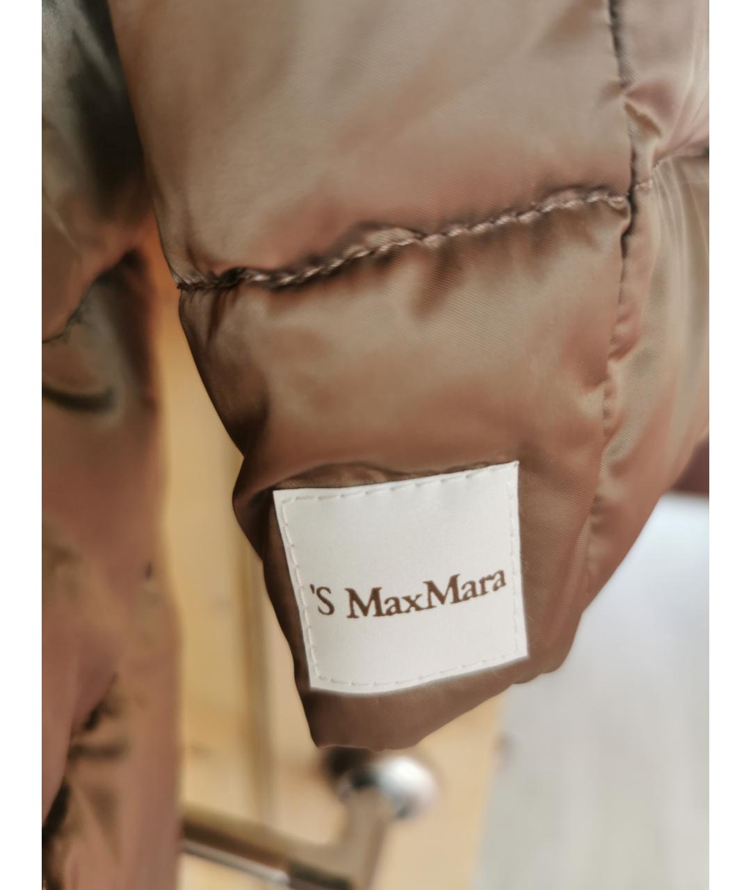 'S MAX MARA Золотой пуховик, фото 4