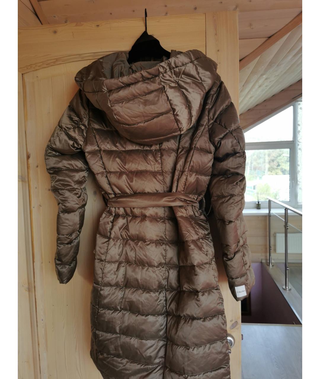 'S MAX MARA Золотой пуховик, фото 2