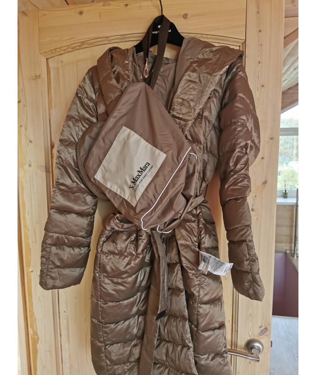'S MAX MARA Золотой пуховик, фото 3