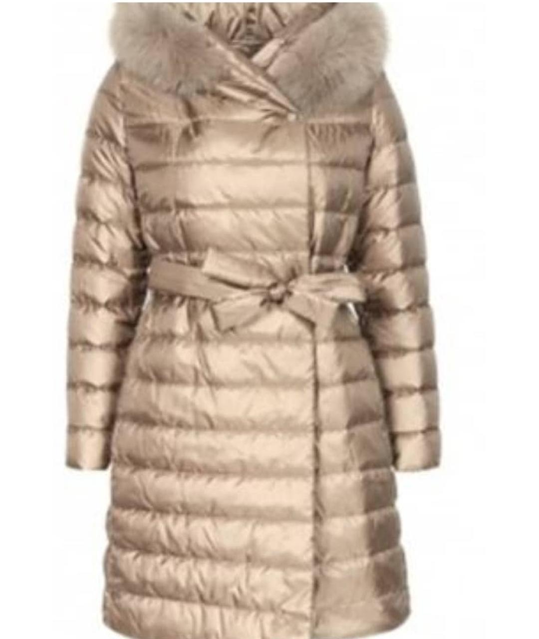 'S MAX MARA Золотой пуховик, фото 6