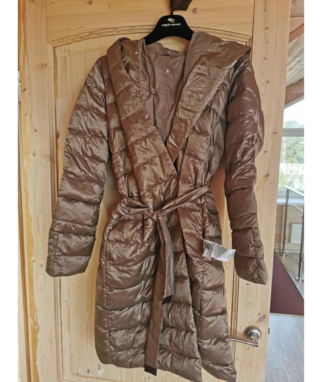 'S MAX MARA Золотой пуховик, фото 5