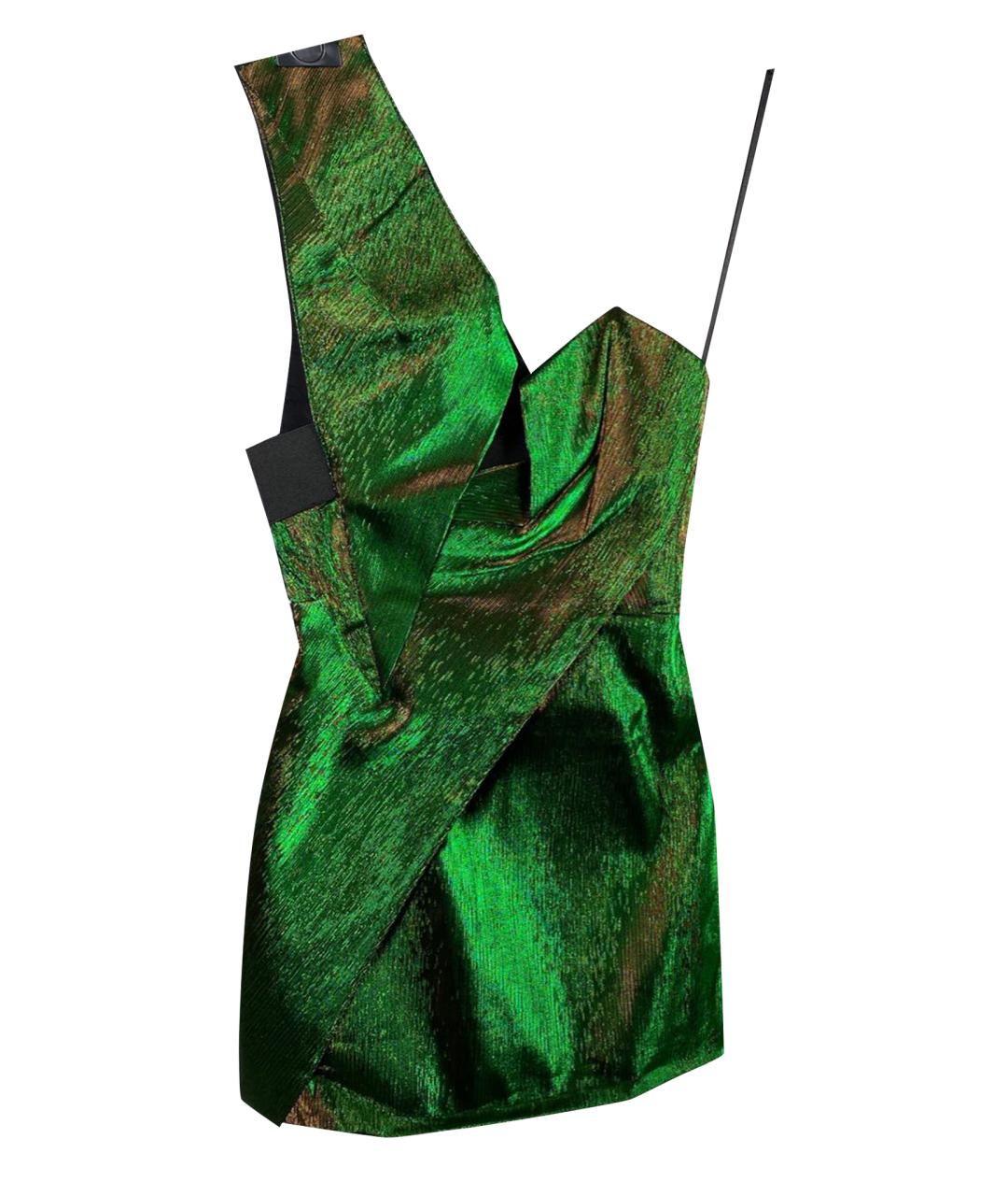 ANTHONY VACCARELLO Зеленые коктейльное платье, фото 1