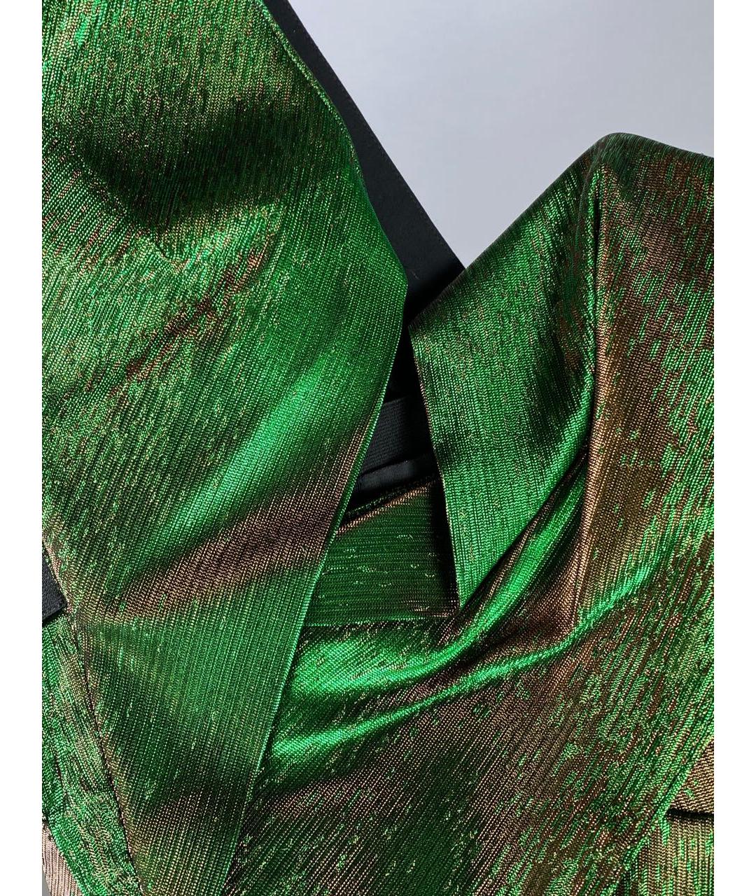 ANTHONY VACCARELLO Зеленые коктейльное платье, фото 3