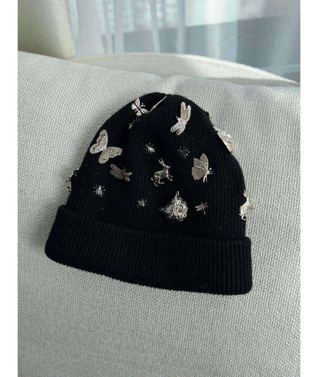 MAISON MICHEL Черная шапка, фото 3