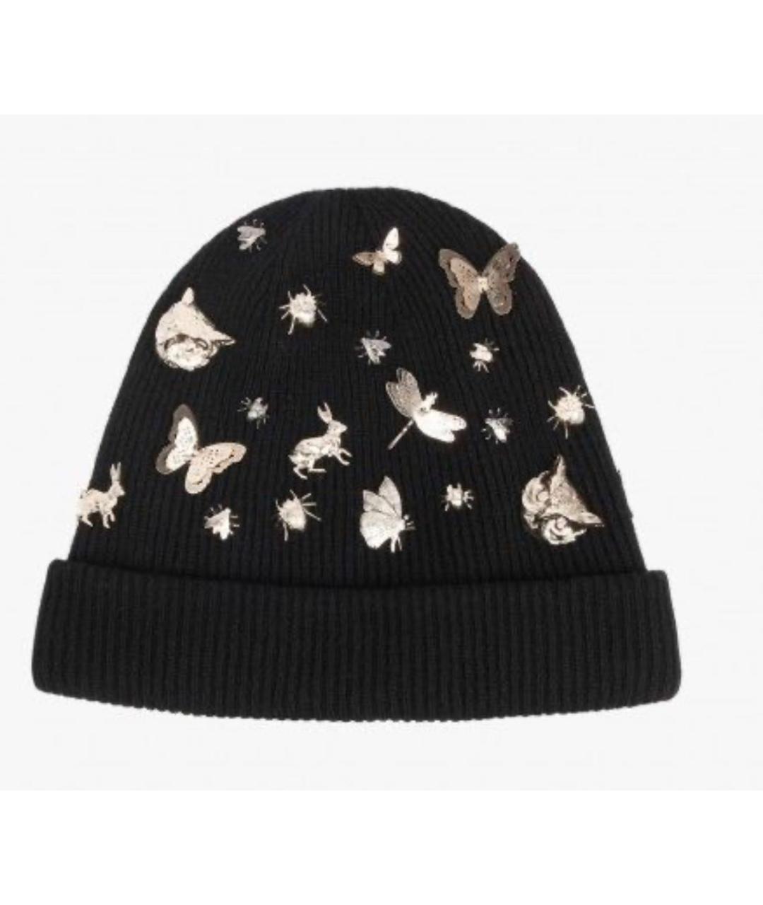 MAISON MICHEL Черная шапка, фото 5