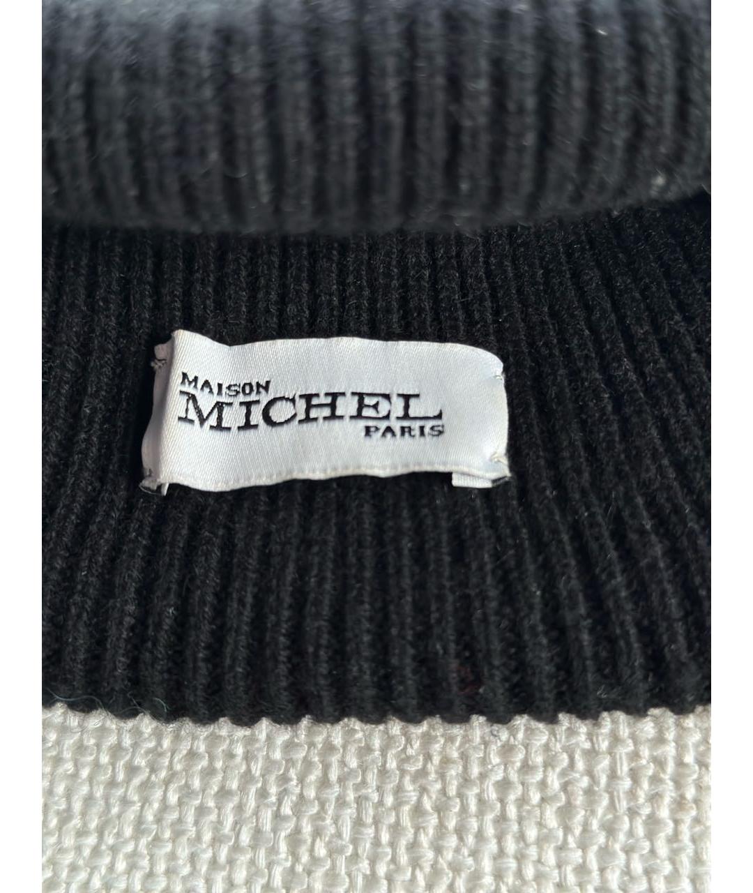 MAISON MICHEL Черная шапка, фото 4