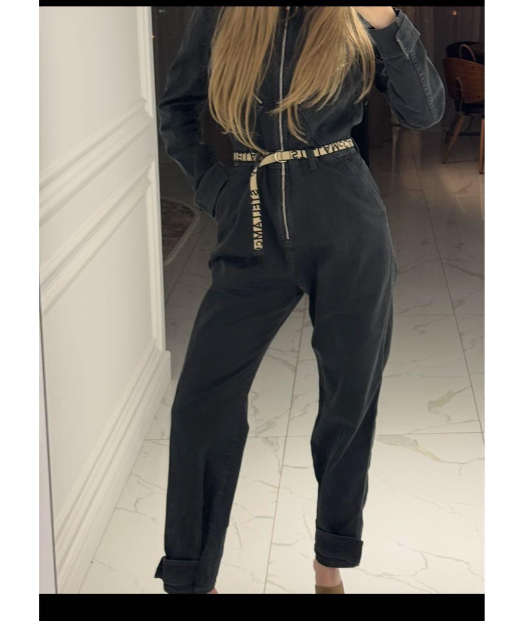 STELLA MCCARTNEY Черный деним комбинезон, фото 3