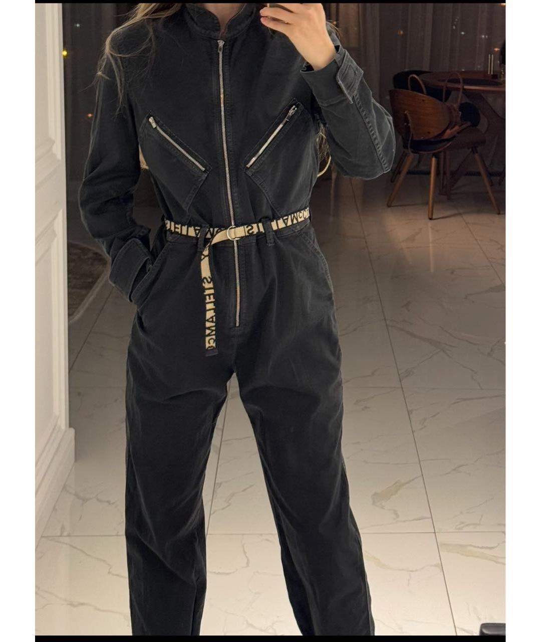 STELLA MCCARTNEY Черный деним комбинезон, фото 4