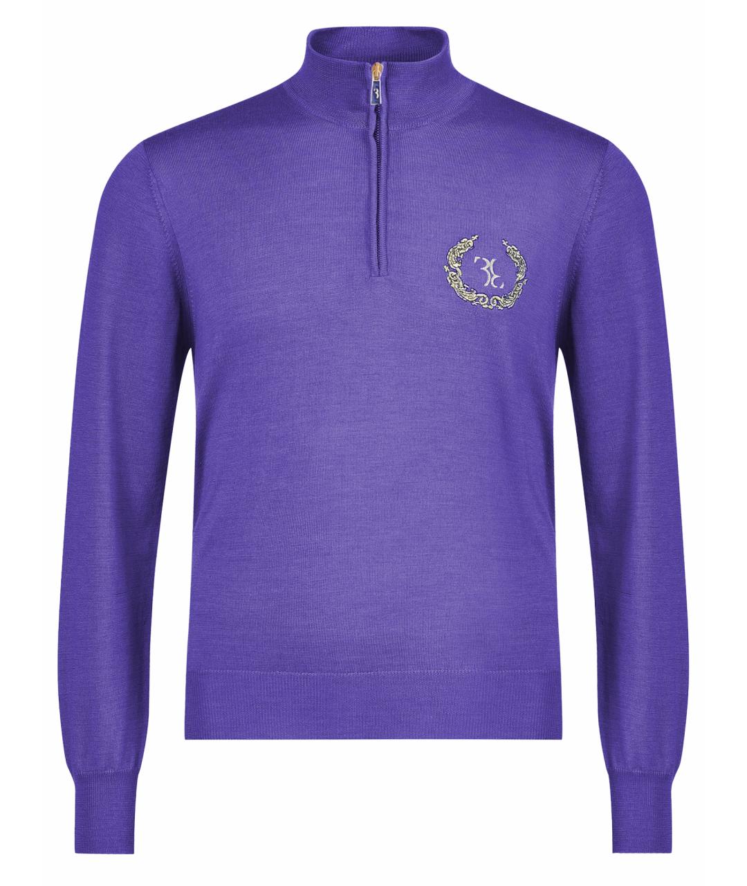 BILLIONAIRE Фиолетовый шерстяной джемпер / свитер, фото 1