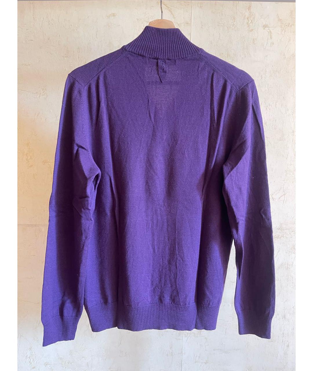 BILLIONAIRE Фиолетовый шерстяной джемпер / свитер, фото 2